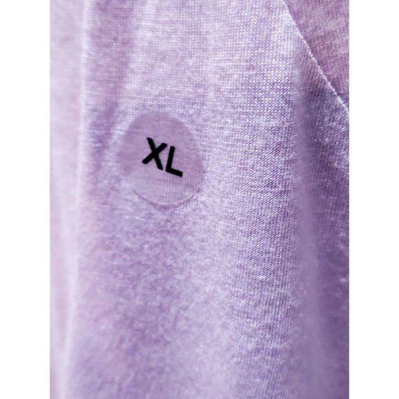 NY & C Women's Purple 100% Rayon Sleeveless Halter Neck Pleated Top Blouse XL - Picture 8 of 14